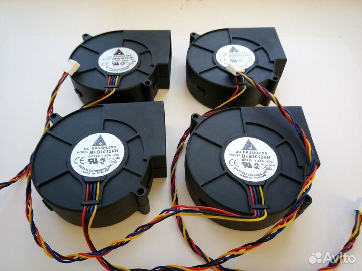 Вентилятор кулер улитка bfb1012vh 4-pin