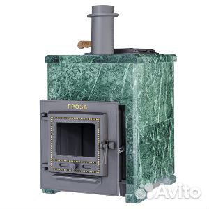 Печь для бани Гроза в облицовке