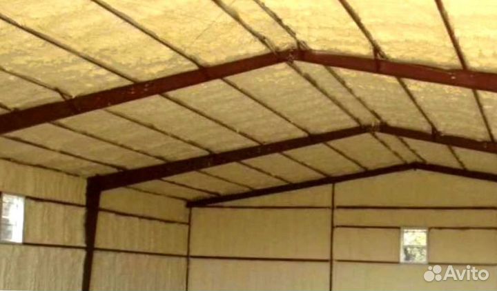 Утепление ангара пенополиуретаном (ппу)