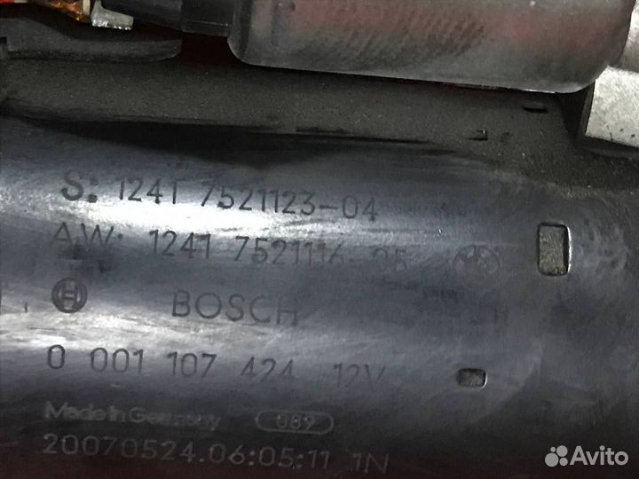 Стартер Bmw 5-Series E60 N52B25 2.5