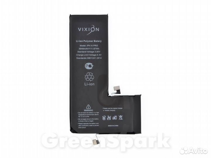 Аккумулятор для iPhone 11 Pro Vixion 3046 mAh с м