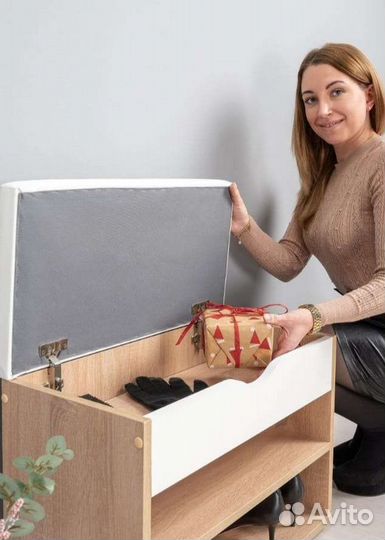 Обувница в прихожую лофт