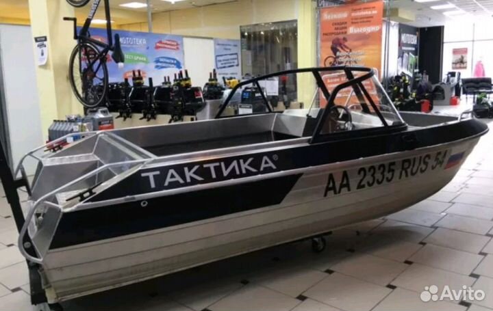 Алюминиевая лодка Тактика 430 DC