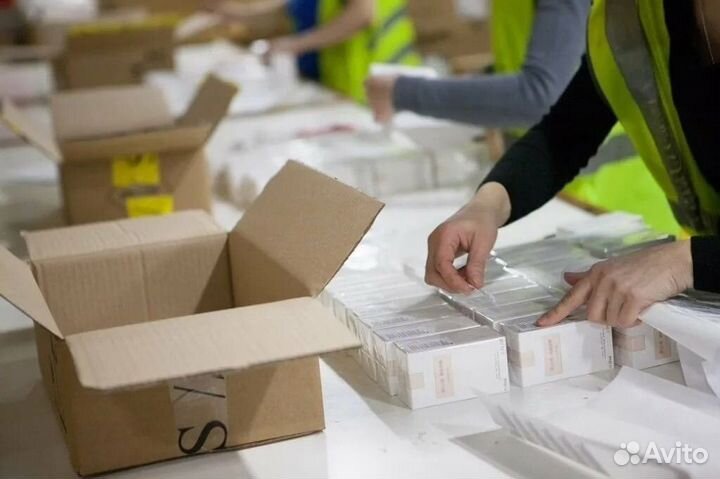 Упаковщик/ца без опыта+обед+развозка