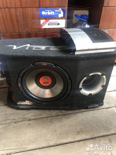 Сабвуфер и усилитель