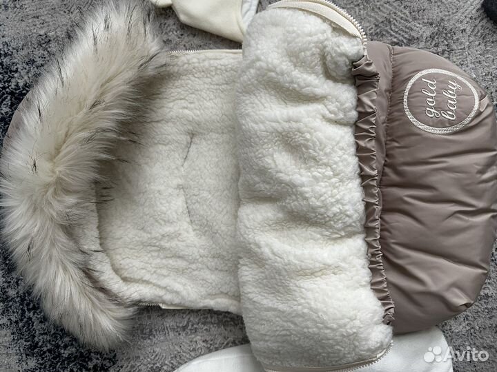 Конверт зимний на выписку