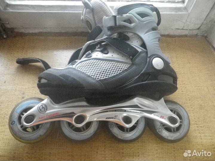 Роликовые коньки детские размер 23 см