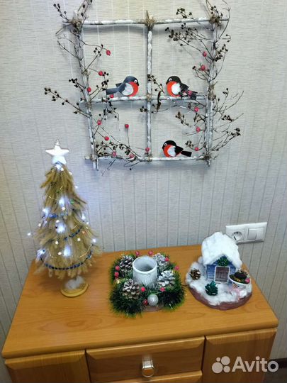 Новогодняя поделка подсвечник для сада школы