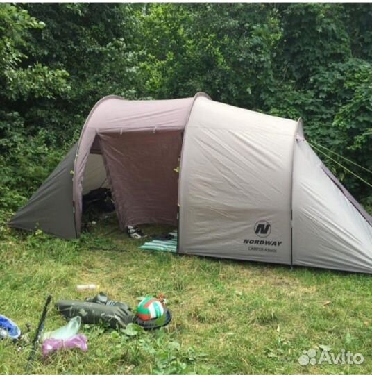 Палатка 4х местная nordway camper4