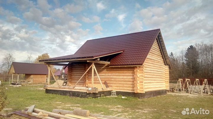 Дома дачи бани срубы строительство