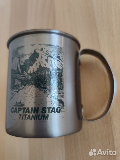 Походный набор и титановая кружка captan stag