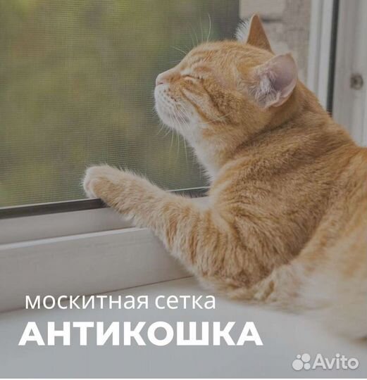 Москитная сетка антикошка