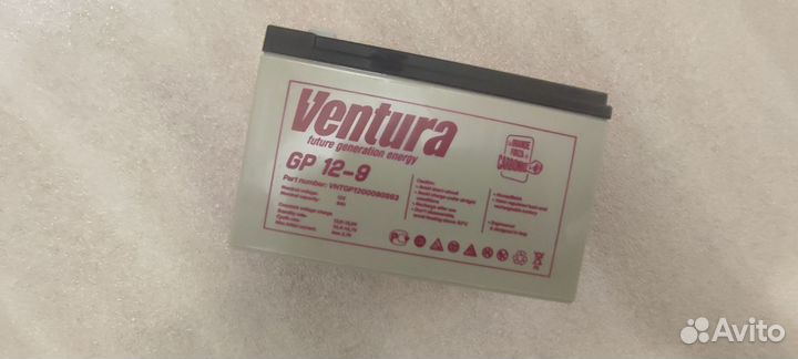 Аккумулятор ventura gp 12-9