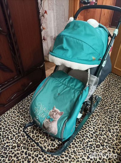 Санки-коляска Nika