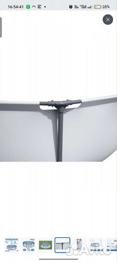 Каркасный бассейн новый