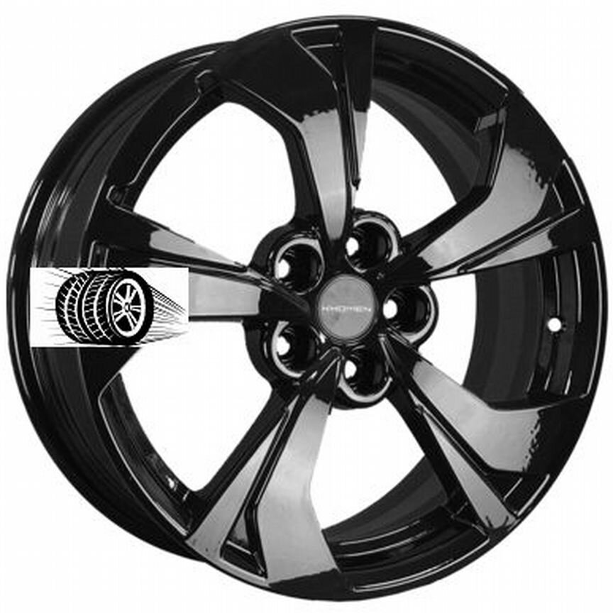 Литые диски Khomen Wheels 7×R17 5×110