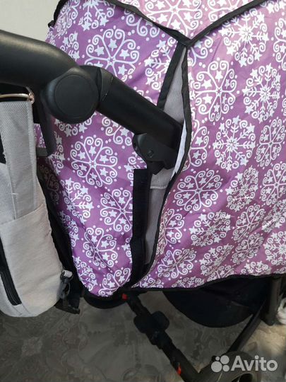 Зимний чехол на коляску дождевик