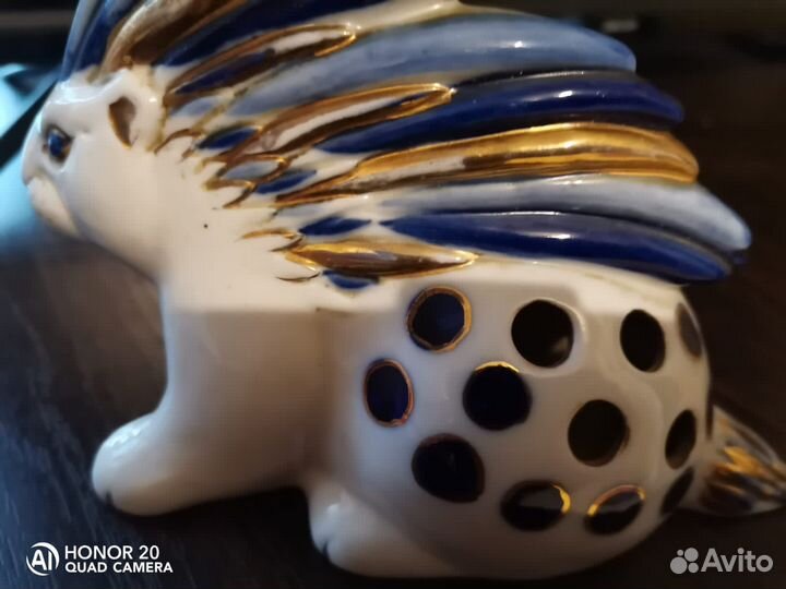 Фарфоровая статуэтка Дикообраз лфз СССР