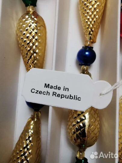 Бусы на ёлку, Чехия