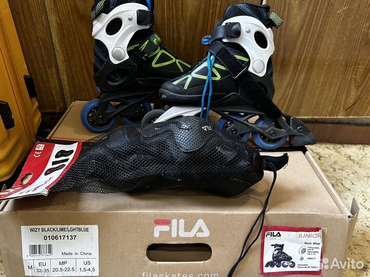 Роликовые коньки fila wizy