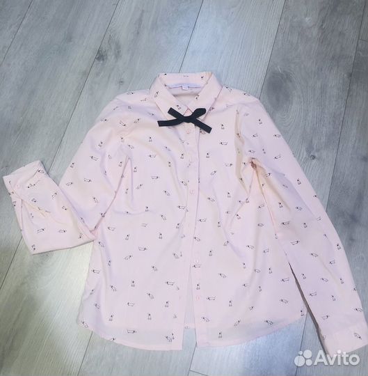 Школьные рубашки для девочек 140