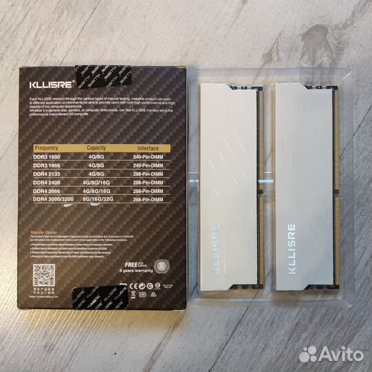 Оперативная память ddr4 16gb 3200 kllisre