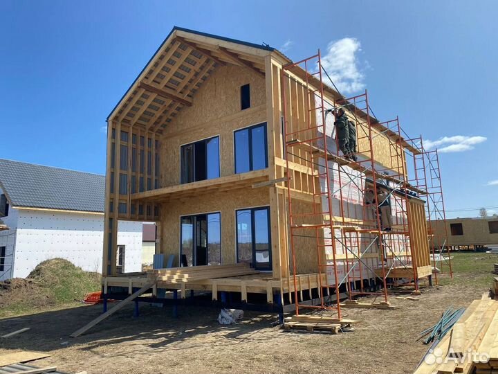 Строительство каркасных, афрейм домов, сип домов