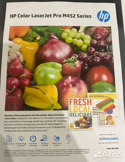 Принтер HP Color LaserJet Pro M452nw