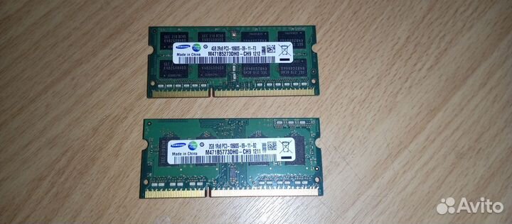 Оперативная память ddr3,2 и 4 gb samsung