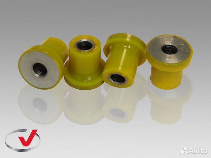 Комплект(4шт) полиуретановых сайлентблоков рулевой