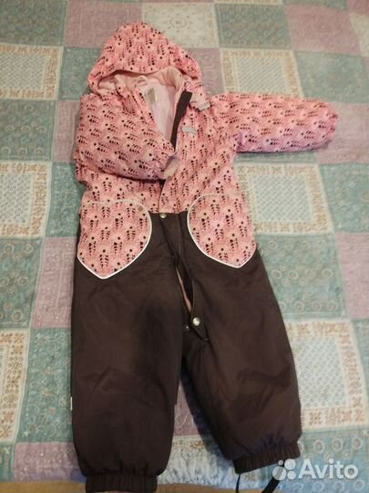 Зимний комбинезон kerry для девочки 92