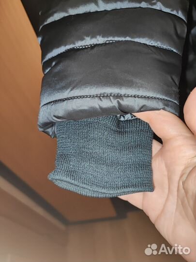 Пальто женское зимнее 46 48 теплое длинное зеленое