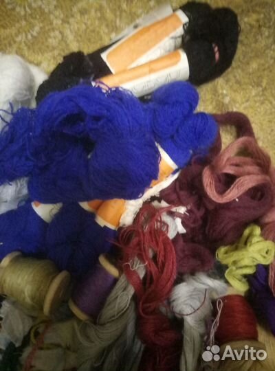 Нитки мулине шерсть