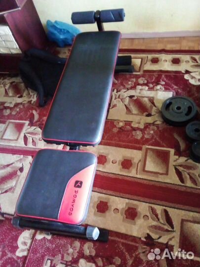 Скамья универсальная для жима штанги и гантелей