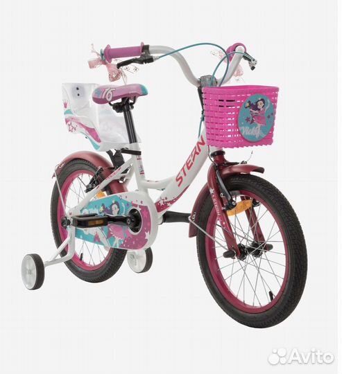 Велосипед для девочки 4-6 лет