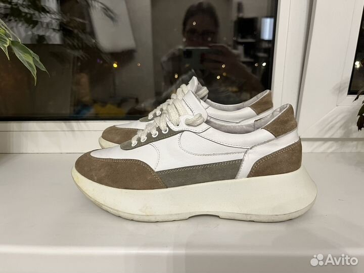 Кроссовки женские натуральная кожа