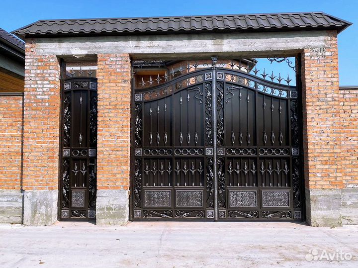 Кованые ворота