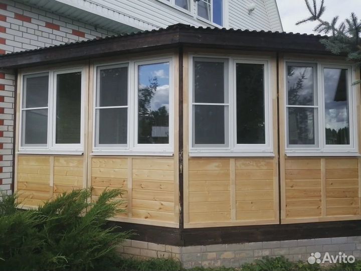 Строительство дома дачи коттеджа Бригада Фасад