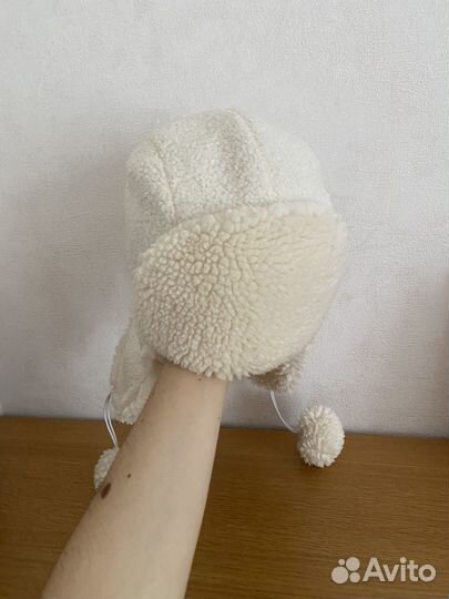 Шапка ушанка под овчину