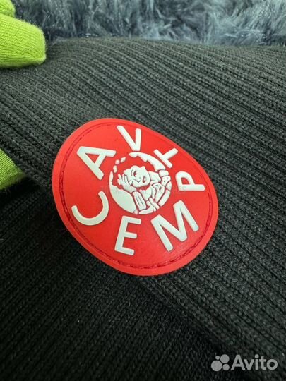 Пуловер черный оверсайз Cavempt олд мани