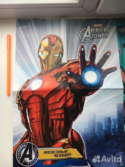 Плакаты постеры аниме и постер marvel