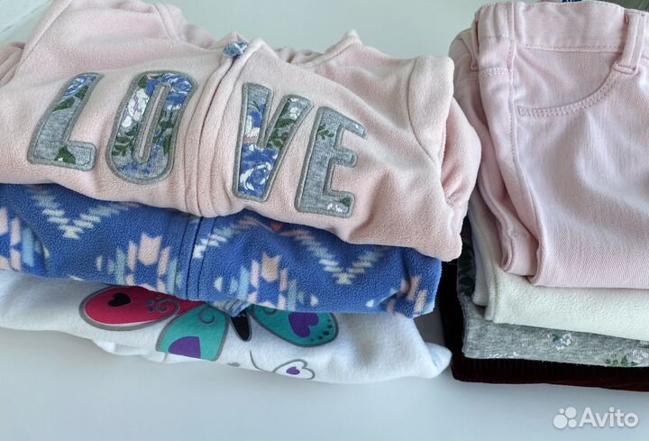 На доставке Большой пакет вещей на малышку 12-18