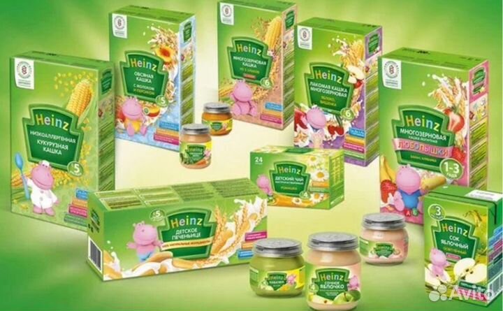 Питание для детей Агуша Фрутоняня Хайнс