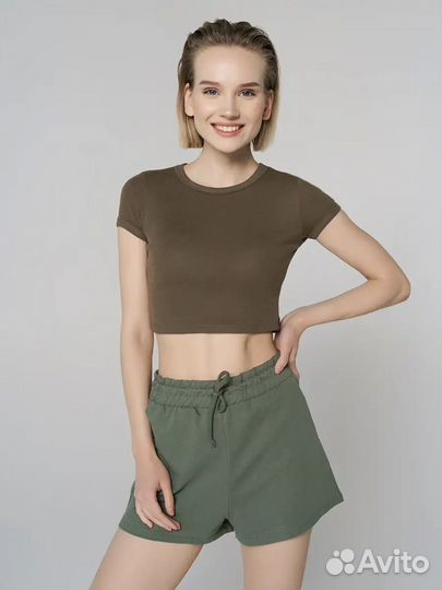 Топ женский коричневый