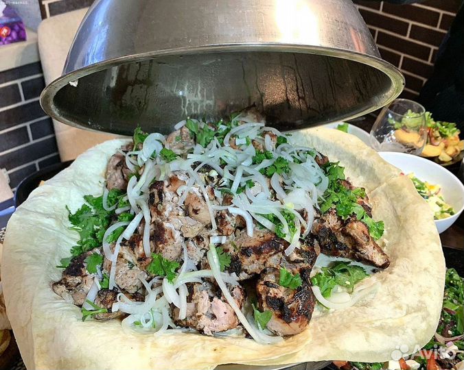 Поднос для подачи шашлыка с мангала SM-93740