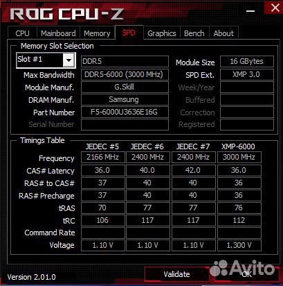 G.Skill Trident Z5 32GB DDR5 (2x16GB) 6000MHz CL36
