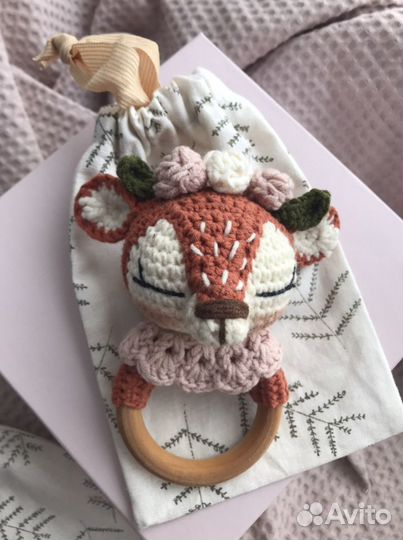 Погремушка/игрушка Лиса