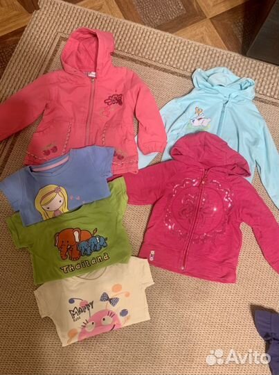 Вещи на девочку 4-6 лет пакетом