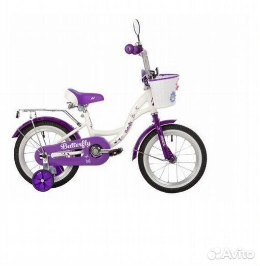 Велосипед детский novatrack butterfly 16