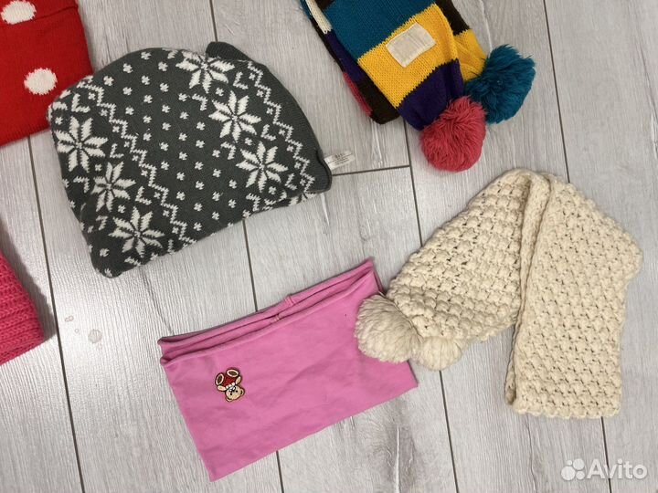 Шапки и шарфы для девочки